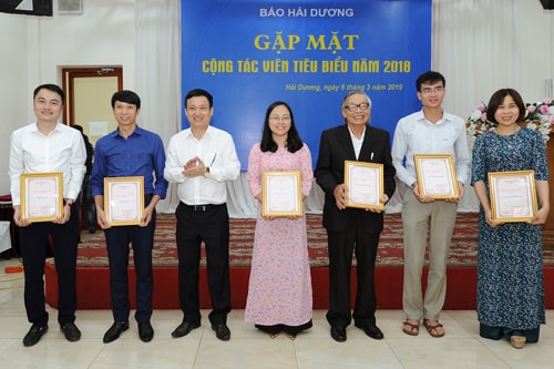 Gặp mặt cộng tác viên tiêu biểu Báo Hải Dương năm 2018